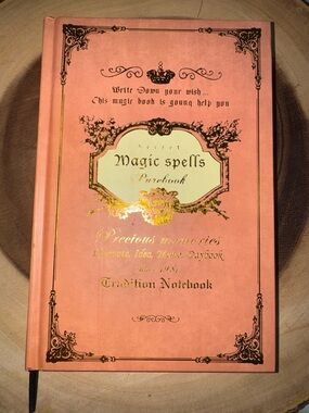Magic Spells Journal Pink Hardcover Notebook NWOT